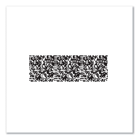 Security Stamp, Obscures Area 1.69 X 0.56, Black