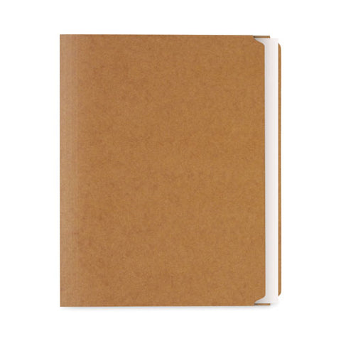 Reinforced Kraft Top Tab File Folders, Straight Tabs, Letter Size, 0.75" Expansion, Brown, 100/box