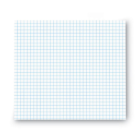 Quadrille-rule Glue Top Pads, Quadrille Rule (4 Sq/in), 50 White 8.5 X 11 Sheets, Dozen