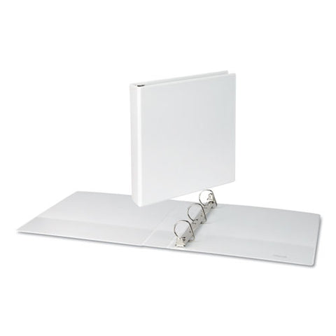 Slant D-ring View Binder, 3 Rings, 1.5" Capacity, 11 X 8.5, White