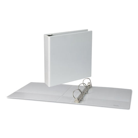 Slant D-ring View Binder, 3 Rings, 2" Capacity, 11 X 8.5, White, 4/pack