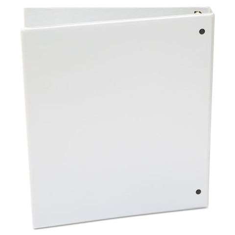 Economy Round Ring View Binder, 3 Rings, 1" Capacity, 11 X 8.5, White