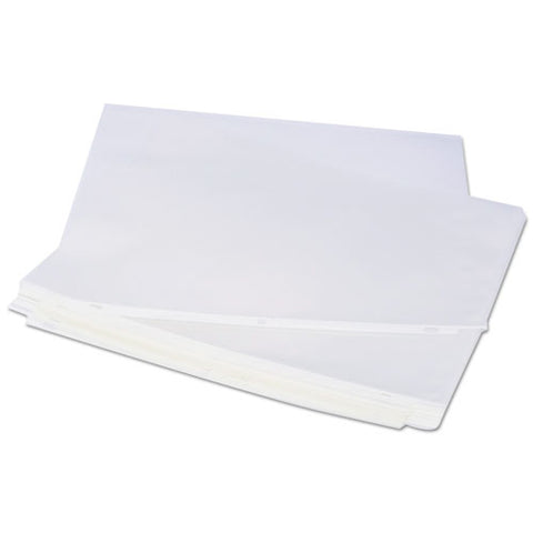 Top-load Poly Sheet Protectors, Standard, Letter, Clear, 100/box