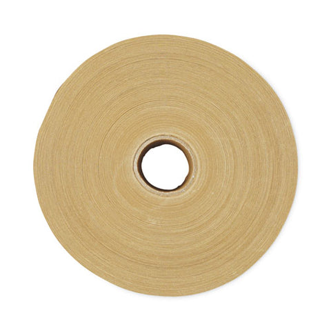 Gummed Kraft Sealing Tape, 3" Core, 3" X 600 Ft, Brown, 10/carton