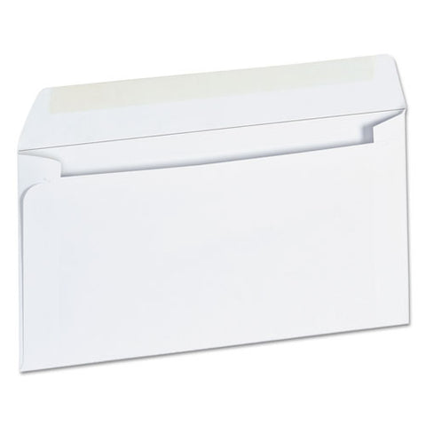 Open-side Business Envelope, #6 3/4, Square Flap, Gummed Closure, 3.63 X 6.5, White, 500/box