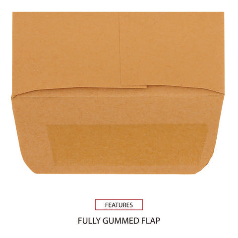 Kraft Coin Envelope, #5 1/2, Round Flap, Gummed Closure, 3.13 X 5.5, Light Brown Kraft, 500/box