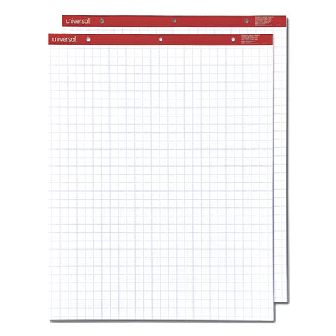 Easel Pads/flip Charts, Quadrille Rule (1 Sq/in), 27 X 34, White, 50 Sheets, 2/carton