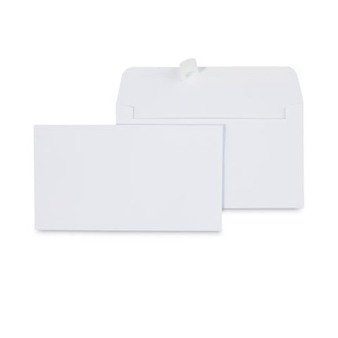 Peel Seal Strip Business Envelope, #6 3/4, Square Flap, Self-adhesive Closure, 3.63 X 6.5, White, 100/box