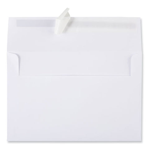 Peel Seal Strip Business Envelope, #a9, Square Flap, Self-adhesive Closure, 5.74 X 8.75, White, 100/box