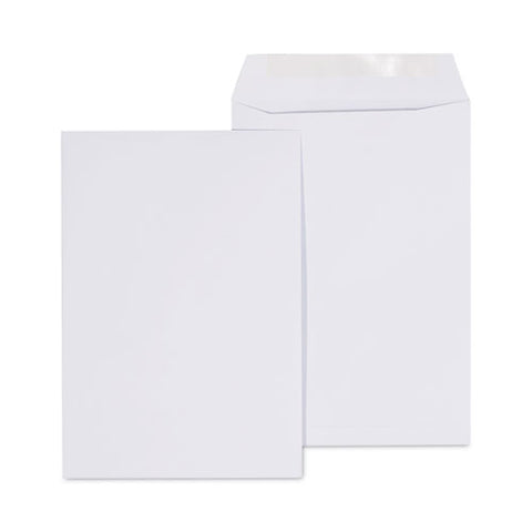 Catalog Envelope, 24 Lb Bond Weight Paper, #1 3/4, Square Flap, Gummed Closure, 6.5 X 9.5, White, 500/box