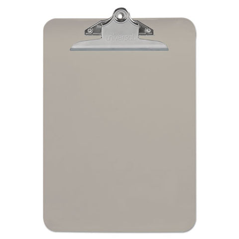 Plastic Clipboard With High Capacity Clip, 1.25" Clip Capacity, Holds 8.5 X 11 Sheets, Translucent Black