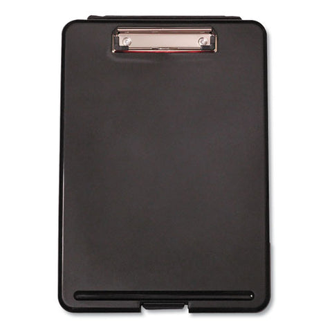 Storage Clipboard, 0.5" Clip Capacity, Holds 8.5 X 11 Sheets, Black