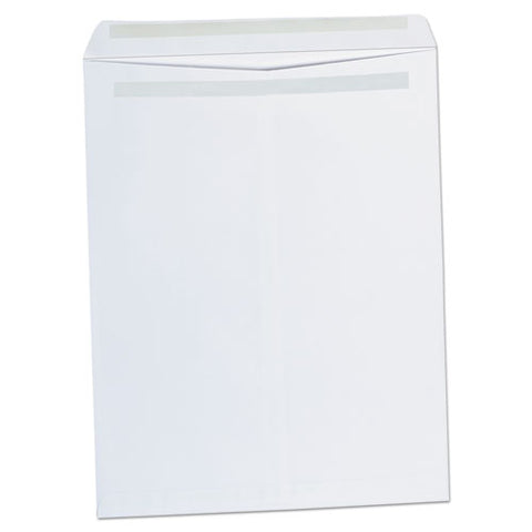 Self-stick Open End Catalog Envelope, #15 1/2, Square Flap, Self-adhesive Closure, 12 X 15.5, White, 100/box