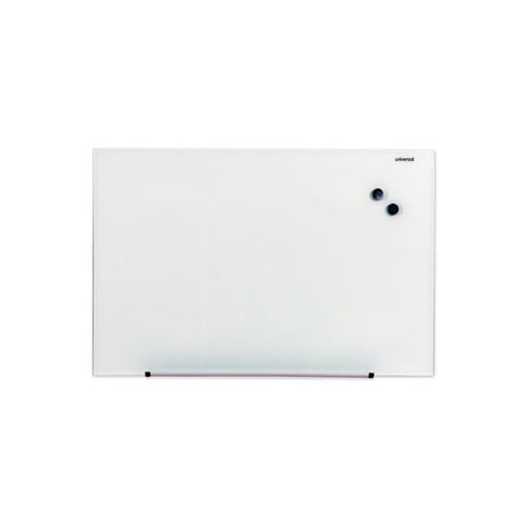 Frameless Magnetic Glass Marker Board, 36" X 24", Translucent Frost Surface