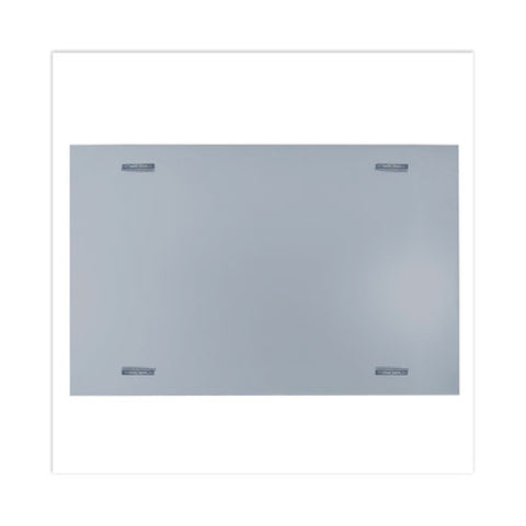 Frameless Magnetic Glass Marker Board, 72" X 48", White Surface