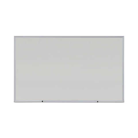 Deluxe Melamine Dry Erase Board, 60" X 36", White Surface, Anodized Aluminum Frame