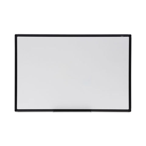 Design Series Deluxe Dry Erase Board, 36" X 24", White Surface, Black Anodized Aluminum Frame