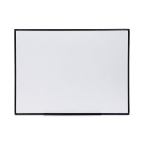 Design Series Deluxe Dry Erase Board, 48" X 36", White Surface, Black Anodized Aluminum Frame