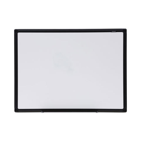 Design Series Deluxe Dry Erase Board, 24" X 18", White Surface, Black Anodized Aluminum Frame