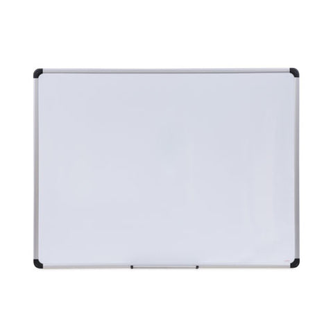 Magnetic Steel Dry Erase Marker Board, 48" X 36", White Surface, Satin Aluminum Frame