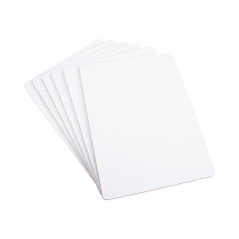 Lap/learning Dry-erase Board, 11.75" X 8.75", White Surface, 6/pack