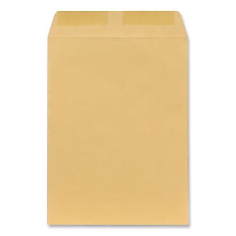 Catalog Envelope, 28 Lb Bond Weight Kraft, #10 1/2, Square Flap, Gummed Closure, 9 X 12, Brown Kraft, 100/box