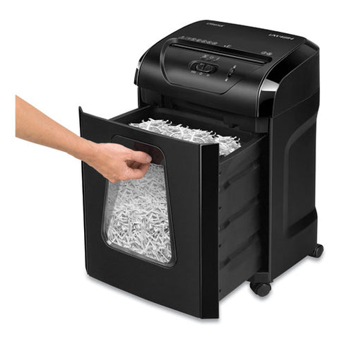 48114 Medium-duty Cross-cut Shredder, 14 Manual Sheet Capacity