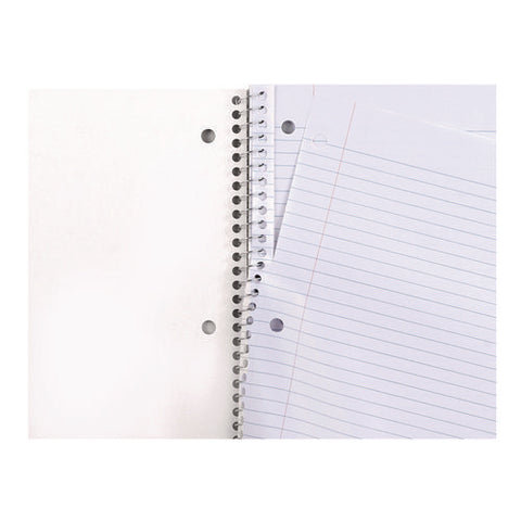 Wirebound Notebook, 3-subject, Medium/college Rule, Black Cover, (120) 11 X 8.5 Sheets