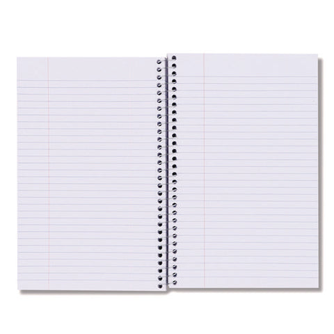 Wirebound Notebook, 3-subject, Medium/college Rule, Black Cover, (120) 9.5 X 6 Sheets