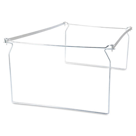 Screw-together Hanging Folder Frame, Legal Size, 23" To 26.77" Long, Silver, 6/box