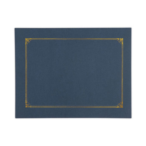 Certificate/document Cover, 8.5 X 11; 8 X 10; A4, Navy, 6/pack