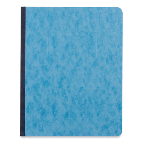 Pressboard Report Cover, Two-piece Prong Fastener, 3" Capacity, 8.5 X 11, Light Blue/light Blue