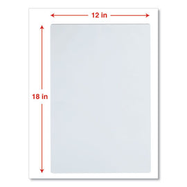 Laminating Pouches, 3 Mil, 18" X 12", Gloss Clear, 25/pack