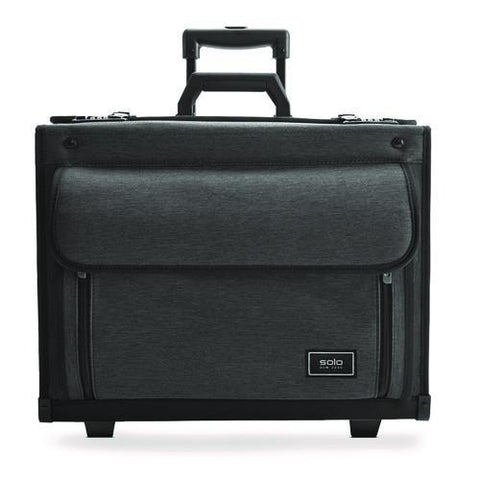 Classic Recycled Rolling Catalog Case, Fits Device Up To 17.3", 9.31 X 9.31 X 16.14, Gray/black