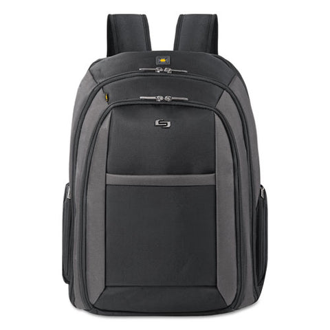 Pro Checkfast Backpack, Fits Devices Up To 16", Ballistic Polyester, 13.75 X 6.5 X 17.75, Black