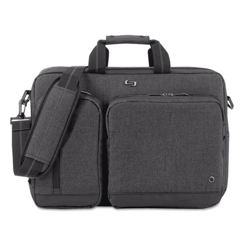 Urban Hybrid Briefcase, Fits Devices Up To 15.6", Polyester, 16.75" X 4" X 12", Gray