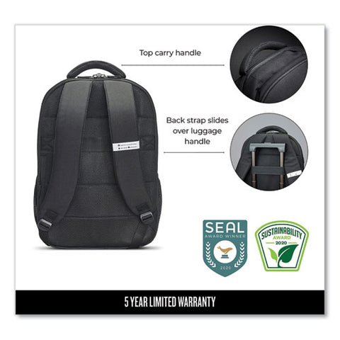 Re:define Laptop Backpack, 15.6", 12.25 X 5.75 X 18.75, Black