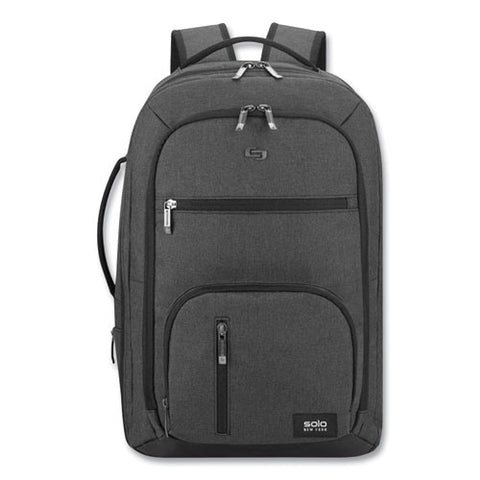 Grand Travel Tsa Backpack, 17.3", 11.88 X 7 X 19, Dark Gray