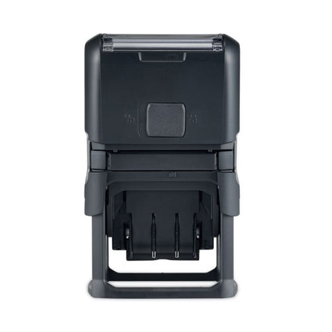 Printy Custom Self-inking Dater, 1.63" X 1", Black/blue/red