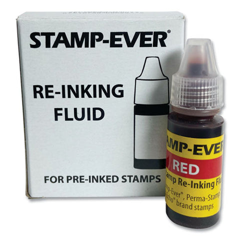 Refill Ink For Clik! And Universal Stamps, 7 Ml Bottle, Red