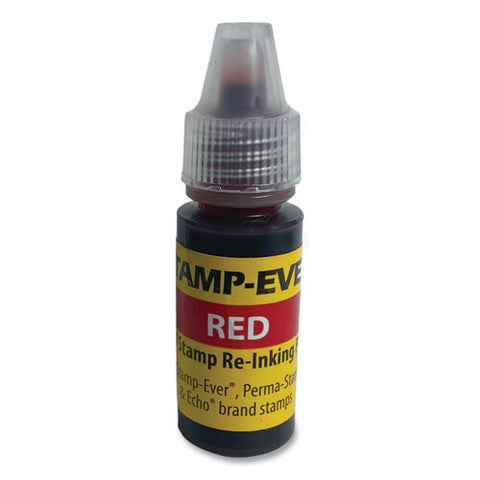 Refill Ink For Clik! And Universal Stamps, 7 Ml Bottle, Red