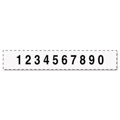 Professional Self-inking Numberer, Ten Bands/digits, Type Size: 2, Black