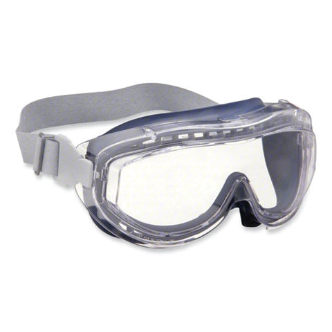 Flex Seal Otg Goggles, Clear Hydroshield Anti-fog/anti-scratch Lens, Clear/navy/gray Frame