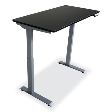 Electric Height Adjustable Standing Desk, 48 X 23.6 X 28.7 To 48.4, Black