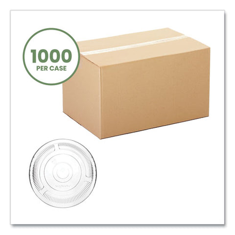 96 Series Cold Cup Lids, Compostable, Fits 96-series Cups,1,000/carton