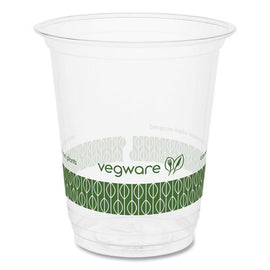 76-series Cold Cup, Compostable, 7 Oz, Clear/green, 1,000/carton