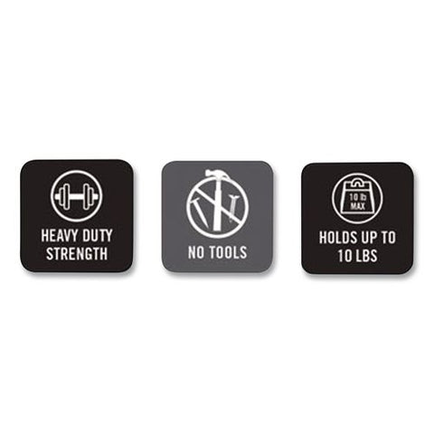 Professional Series High-strength Hook-and-loop Roll Fastener, 1" X 15 Ft, Black