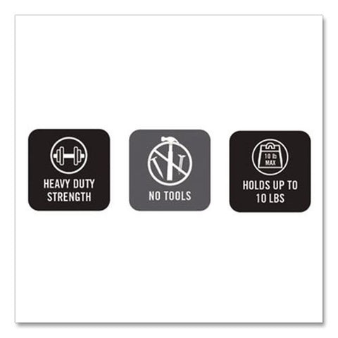 Professional Series High-strength Hook-and-loop Roll Fastener, 2" X 75 Ft, Black