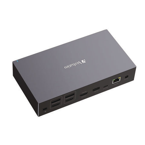 Usb-c Pro Docking Station 17-in-1, Audio/displayport/hdmi/micro Sd/rj45/sd/usb-a/usb-c, Gray