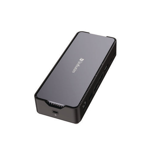 Usb-c Pro Docking Station 15-in-1 Ssd Enclosure, Audio/displayport/hdmi/micro Sd/nvme/rj45/sd/usb-a/usb-c/sata, Gray